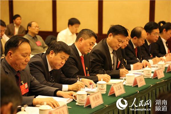 湖南省人大代表分組審議《政府工作報告》