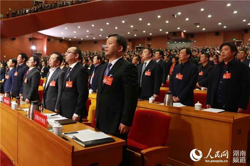 湖南省十三屆人大一次會議開幕 許達哲作政府工作報告