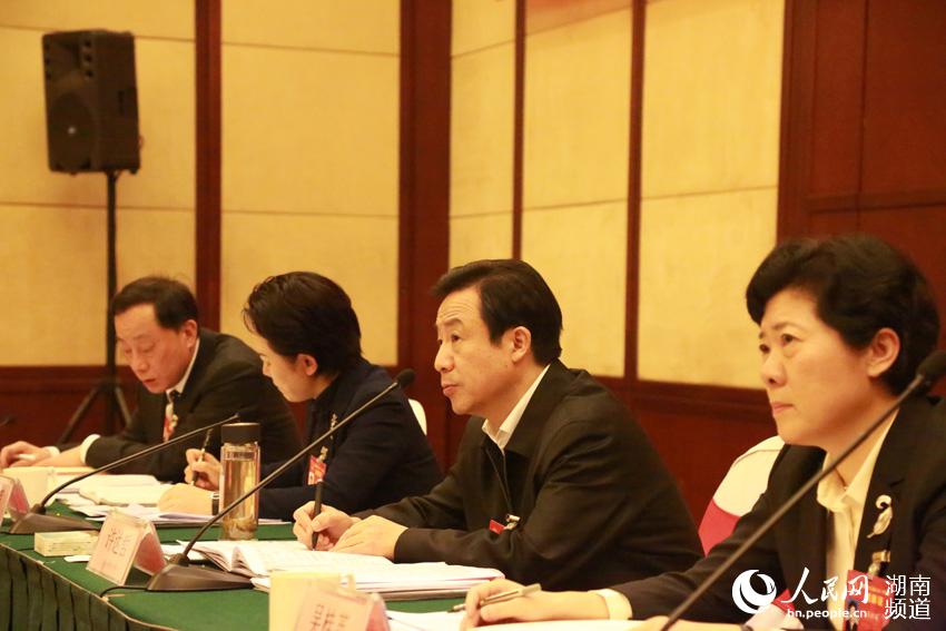 许达哲参加湖南省十三届人大一次会议永州代表