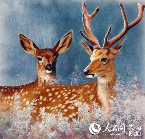 湖南省湘绣研究所四件作品入选2018中国当代