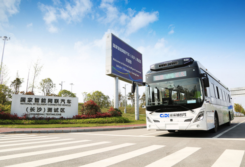 國家智能網聯汽車（長沙）測試區。受訪者供圖