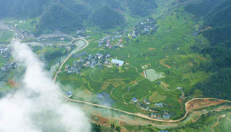 隘口村地處武陵山脈腹地。吉首市委宣傳部供圖