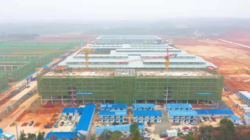 火热的建设工地。受访单位供图