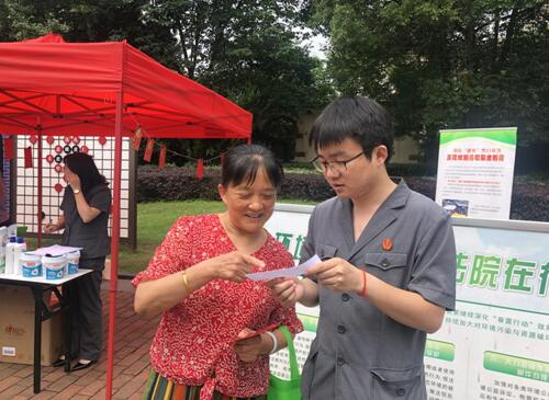 跳馬法庭2021年積極開展環境保護普法活動。受訪單位供圖