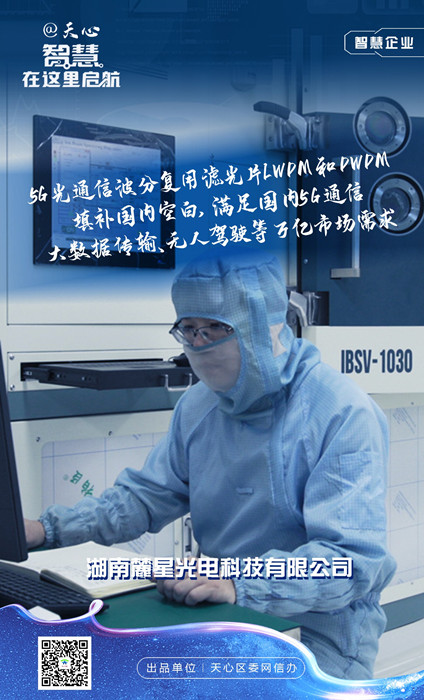 智慧企业-湖南麓星光电科技有限公司。单位供图