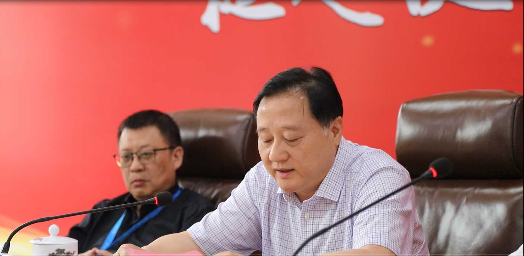 党委书记熊�Z致欢迎辞。单位供图