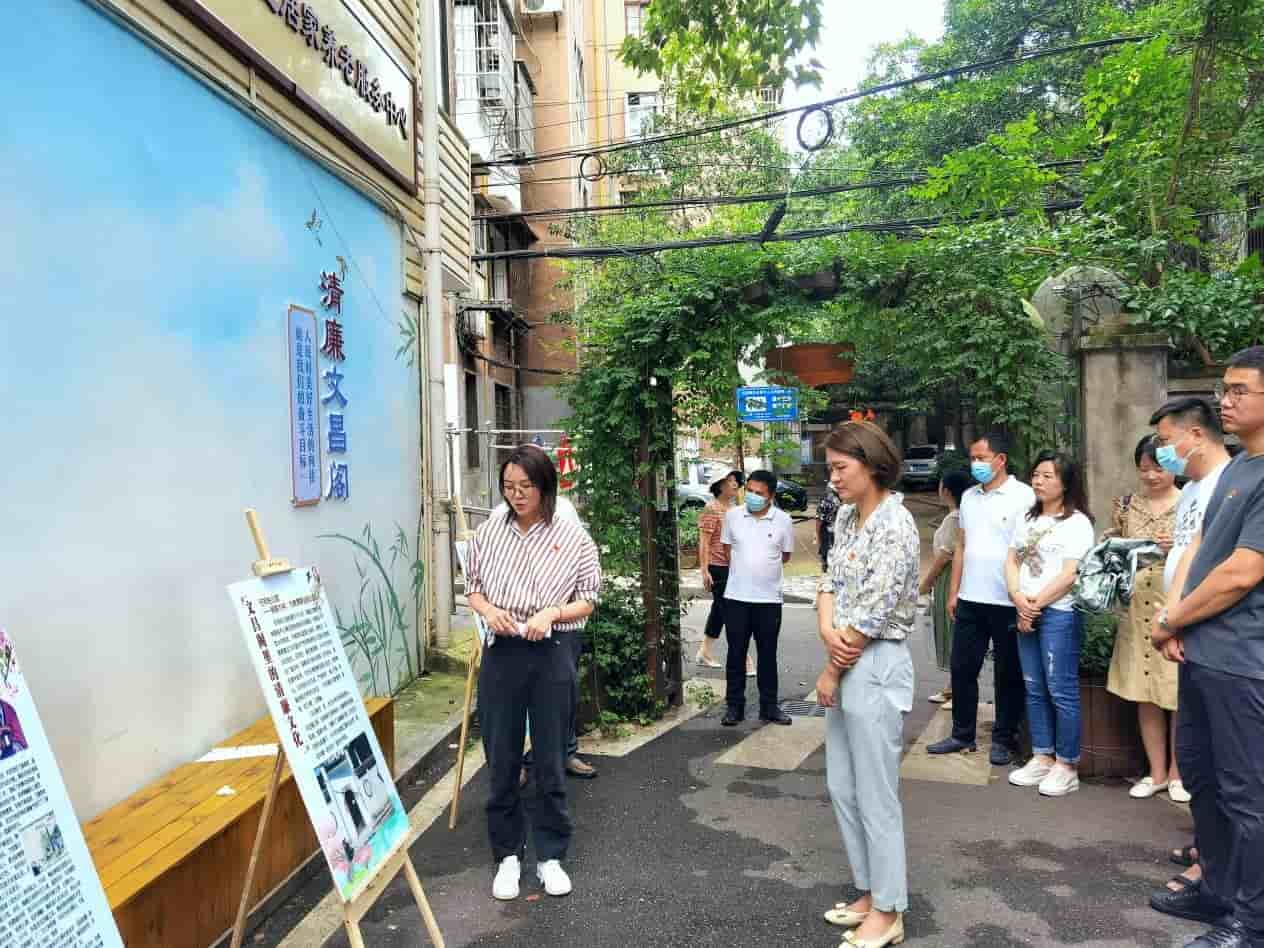 党群组织学习文昌阁清廉文化。单位供图