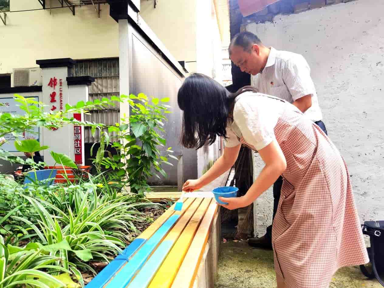 社区清廉文化景观建设。单位供图