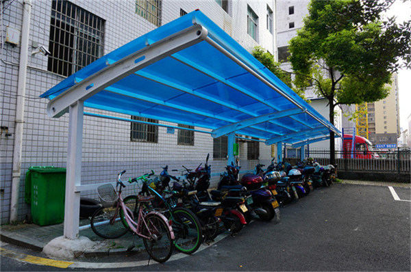 集中充电棚。单位供图