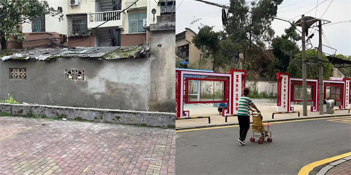 治理前后对比。单位供图