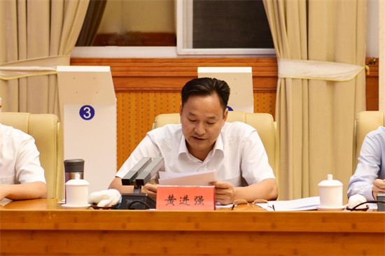 农发行湖南省分行党委书记、行长黄进强。企业供图