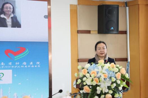 第三届湖南省医院协会临床心灵关怀专业委员会主任委员刘晓红教授。何君摄