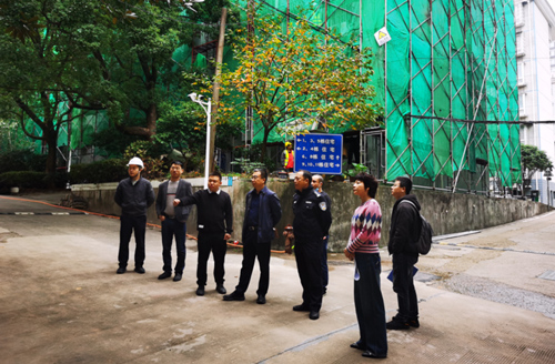 湘江新區二級調研員汪世震現場調研未管所施工現場。受訪單位供圖