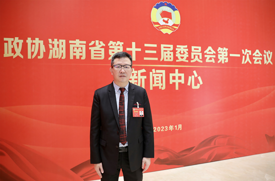 湖南省政协委员、万兴科技董事长吴太兵。受访单位供图