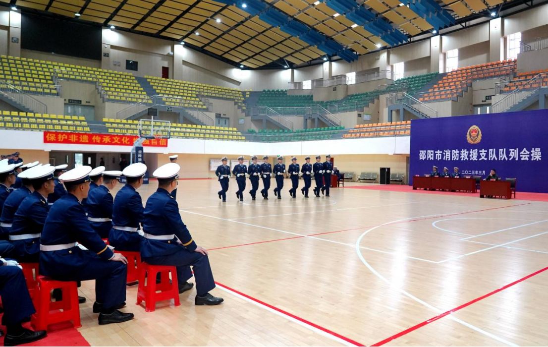 隊列會操正式拉開帷幕（單位供圖）