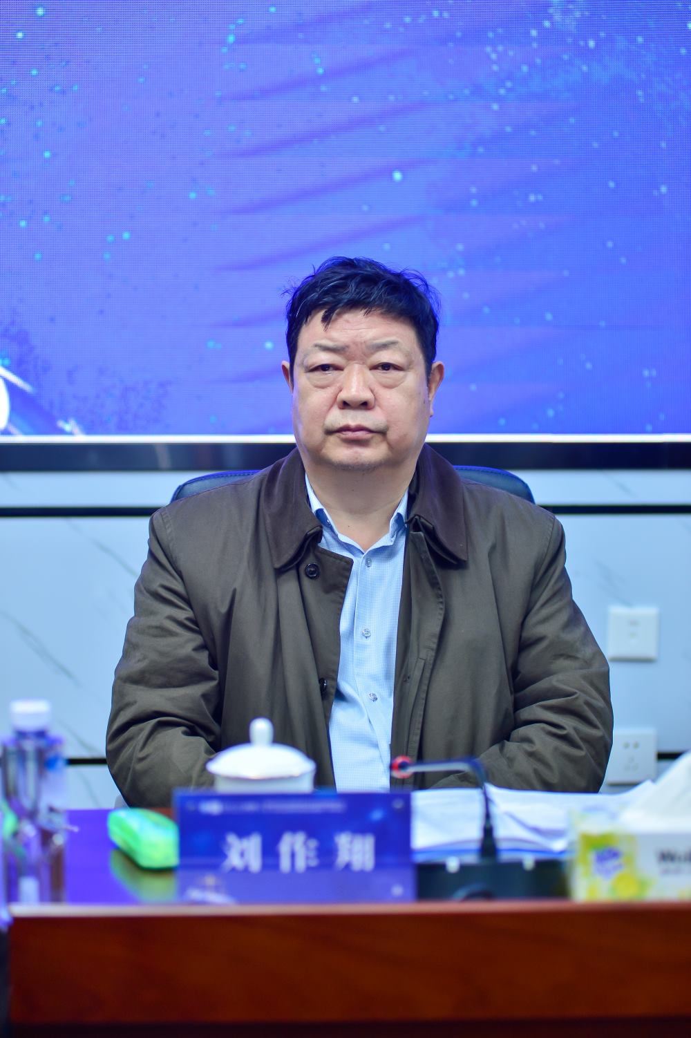 刘作翔教授预祝会议研讨取得丰硕成果。单位供图