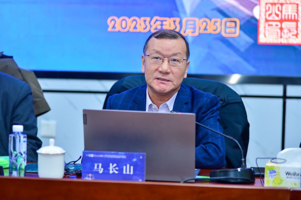 马长山教授做主旨发言。单位供图