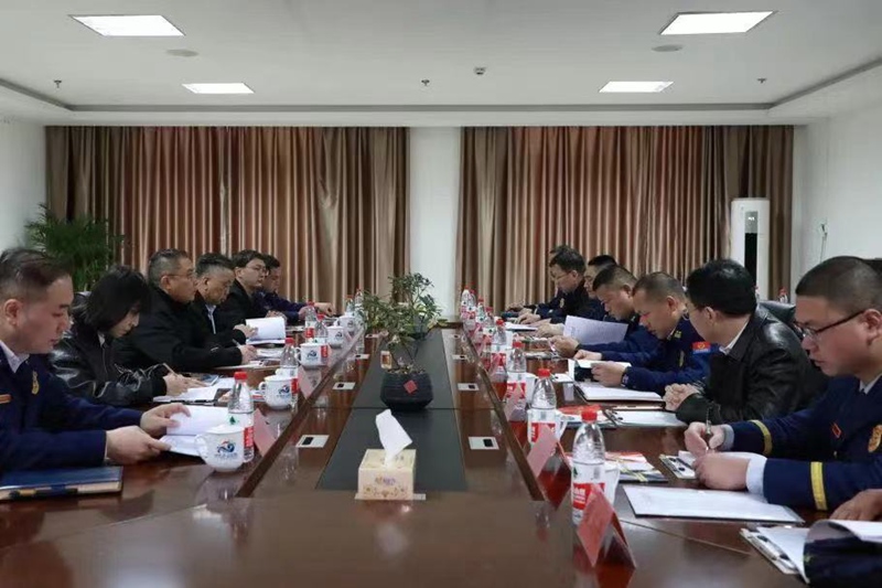 組織召開交流會（株洲消防供圖） 