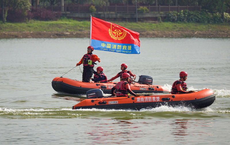 以練為戰強本領。湘潭消防供圖