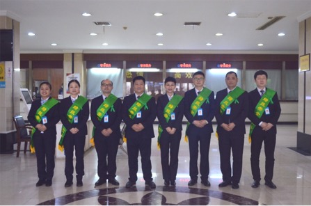 “绿丝带”专职服务班组。单位供图