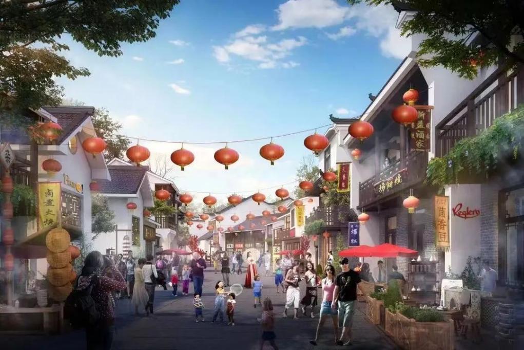 靖港古镇2.0规划效果图。受访单位供图