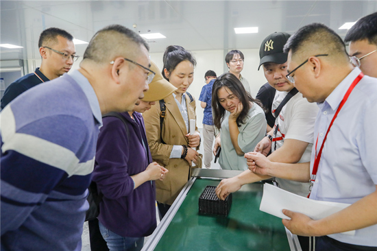 硬質合金生產基地參觀。受訪單位供圖