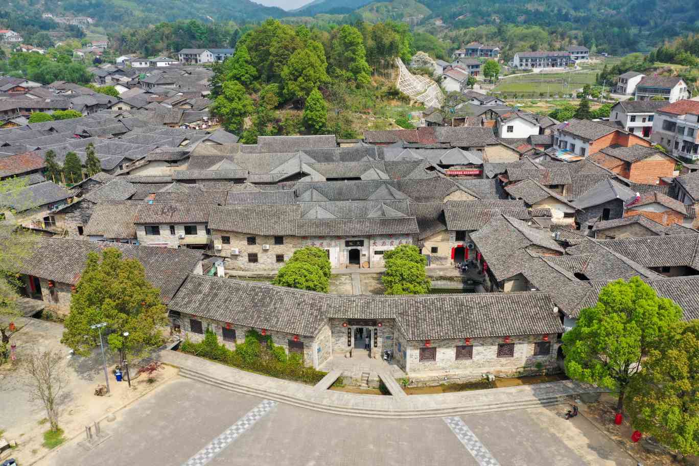 张谷英村鸟瞰图（单位供图）