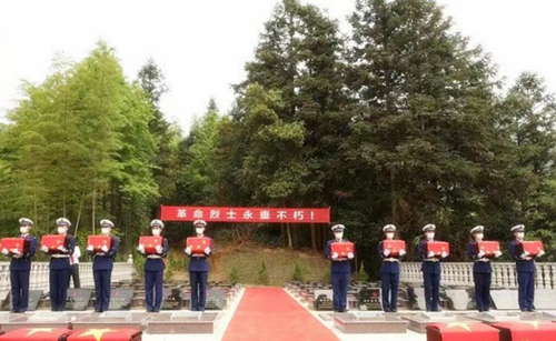 雞公坡紅軍烈士陵園。受訪單位供圖
