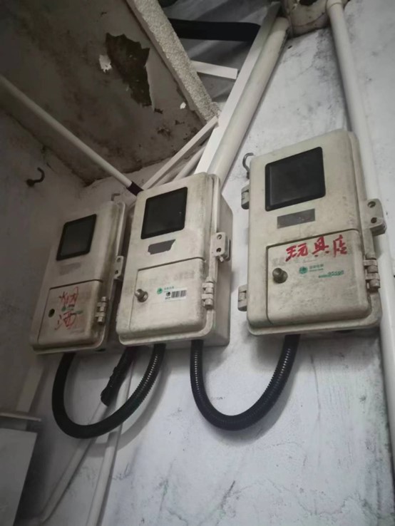 电器线路敷设（电表敷设）已整改现场照（单位供图）