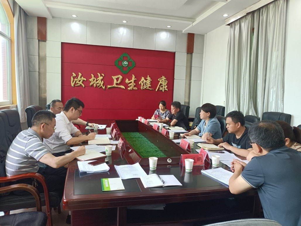 调研组在汝城县召开健康县区建设情况调研。汝城县卫生健康局供图