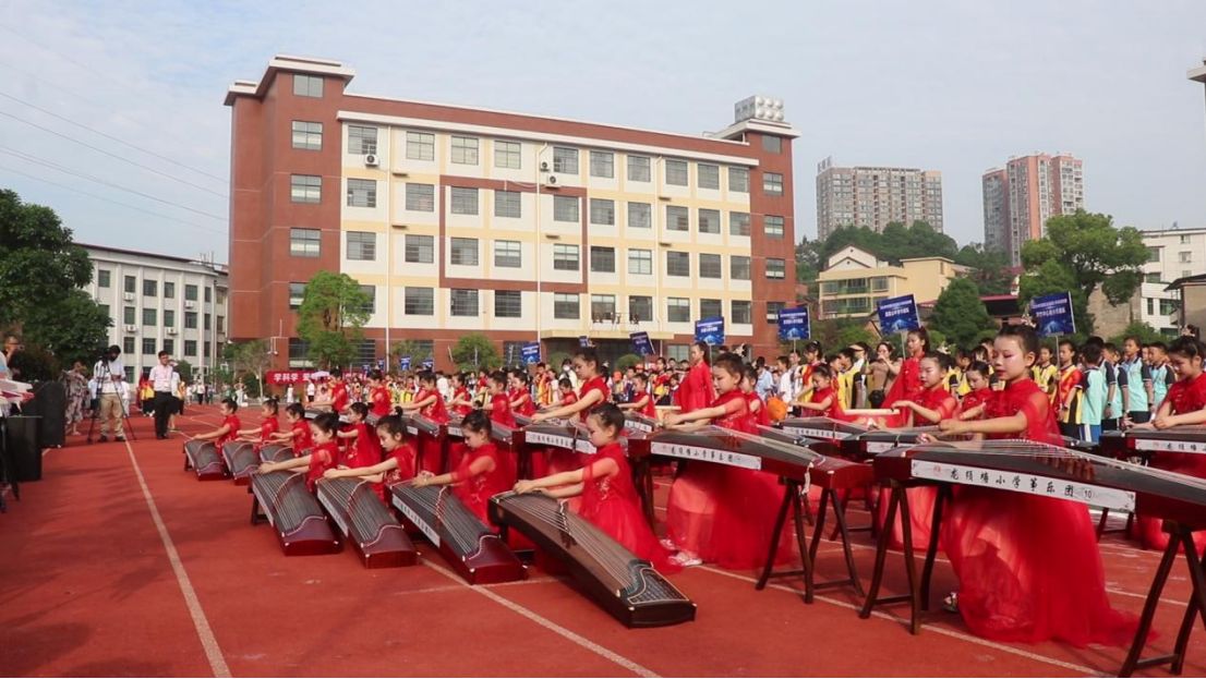 古筝表演现场。单位供图