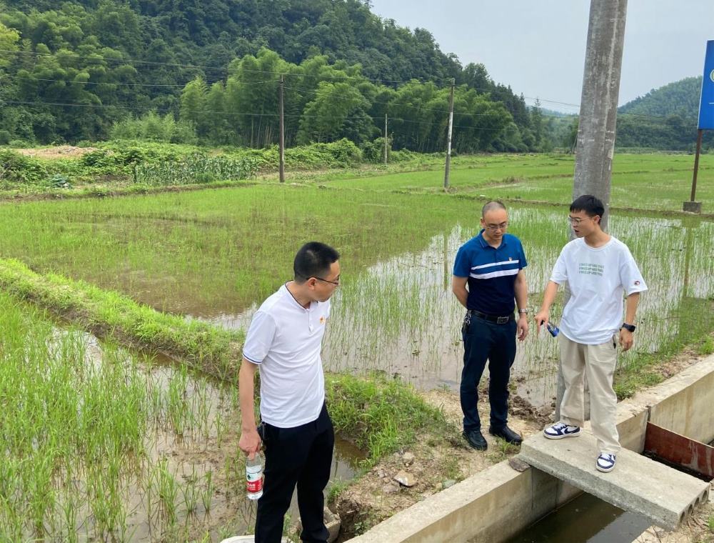 安化县纪委监委到羊角塘镇开展高标准农田建设专项督查。单位供图