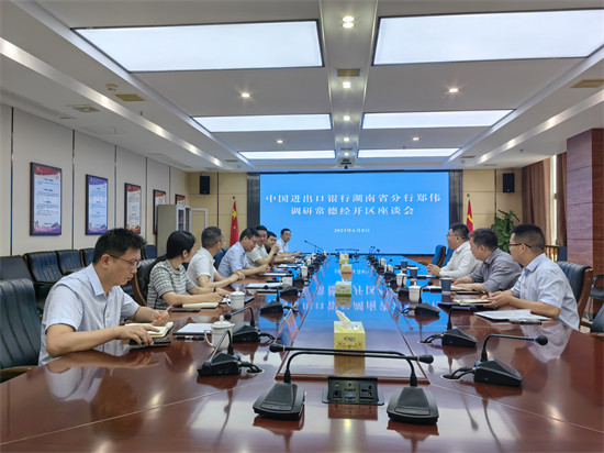 進出口銀行湖南省分行：深入一線開展調查研究 推動主題教育走實走深