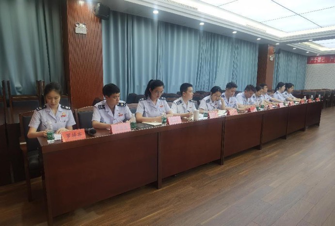 青年干部發言。單位供圖