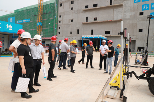 建筑施工安全生產觀摩會現場。受訪單位供圖