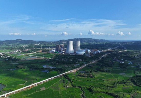 国能湖南岳阳电厂新建工程。受访单位供图