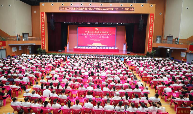 活动现场。麓谷街道供图