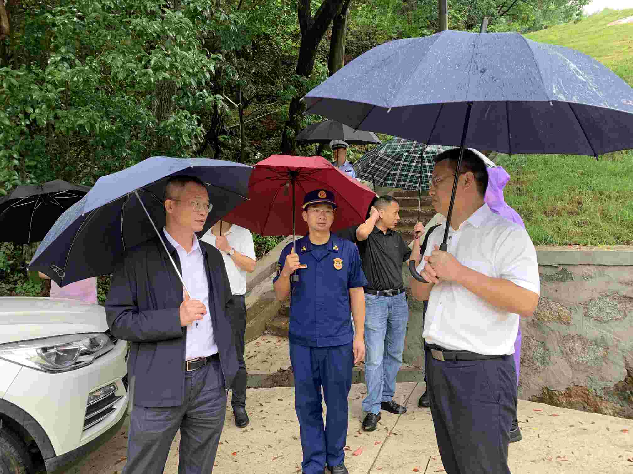 韶山市委书记曹伟宏开展燃气领域消防安全督查检查。单位供图