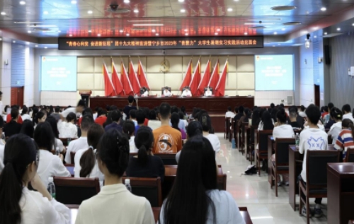 2023年“青聚力”大学生暑期实习实践见面会。受访单位供图