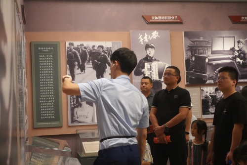 長沙國防人防教育館參觀。受訪單位供圖