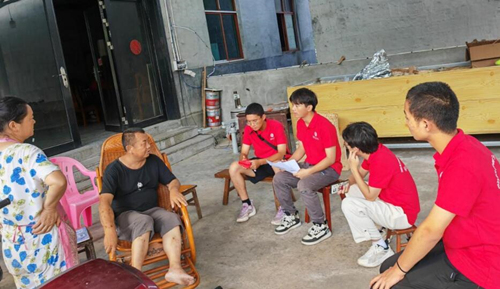 调研高马二溪村茶农。受访单位供图