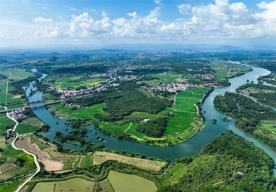 湖南省永州市道县潇水源省级湿地自然公园。于孝波摄