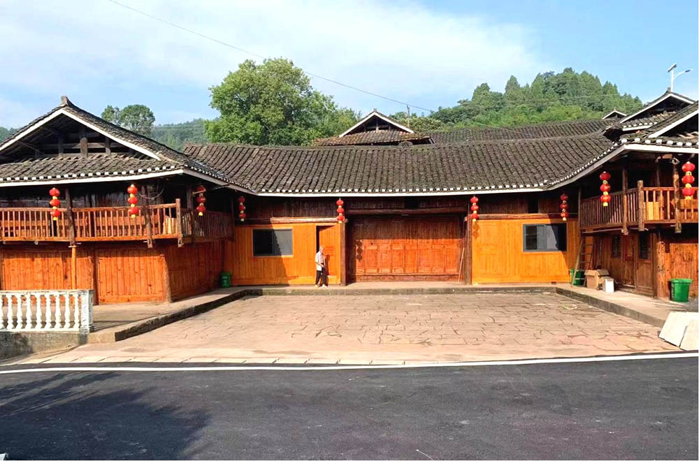 深溪口桂竹潭村美麗庭院。向仁勇 攝