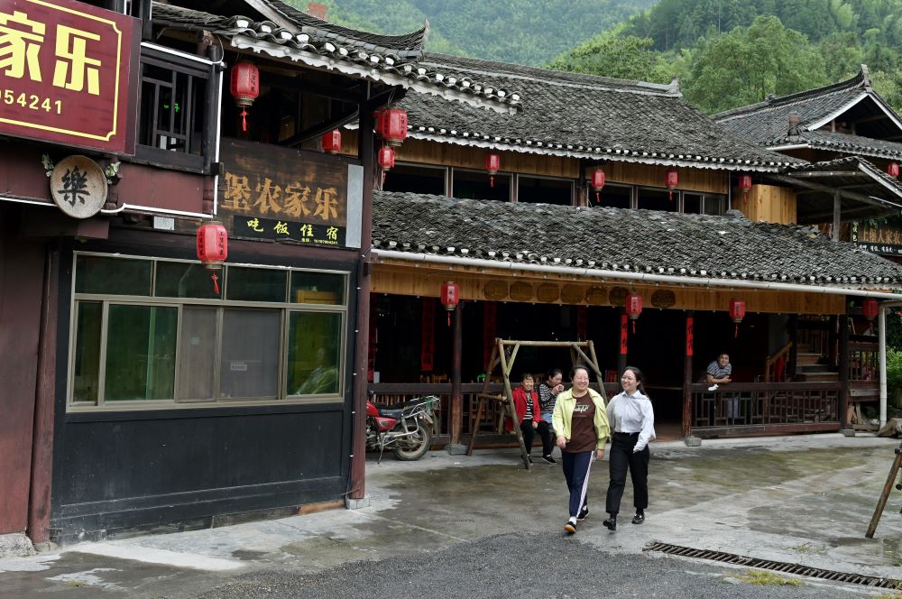 上堡村民宿。滕治中摄
