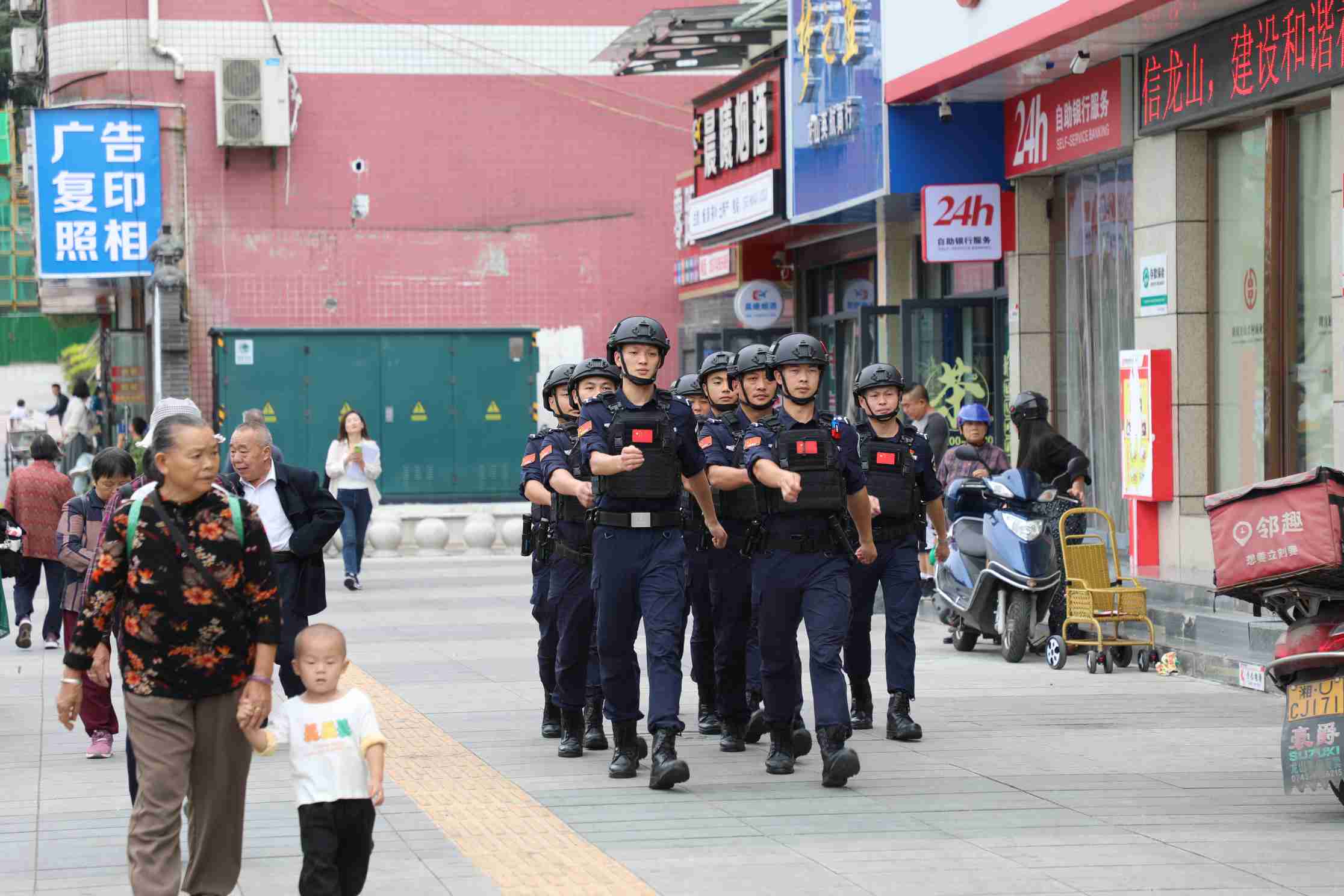 景區巡邏。單位供圖