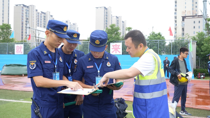 登记成绩（单位供图）