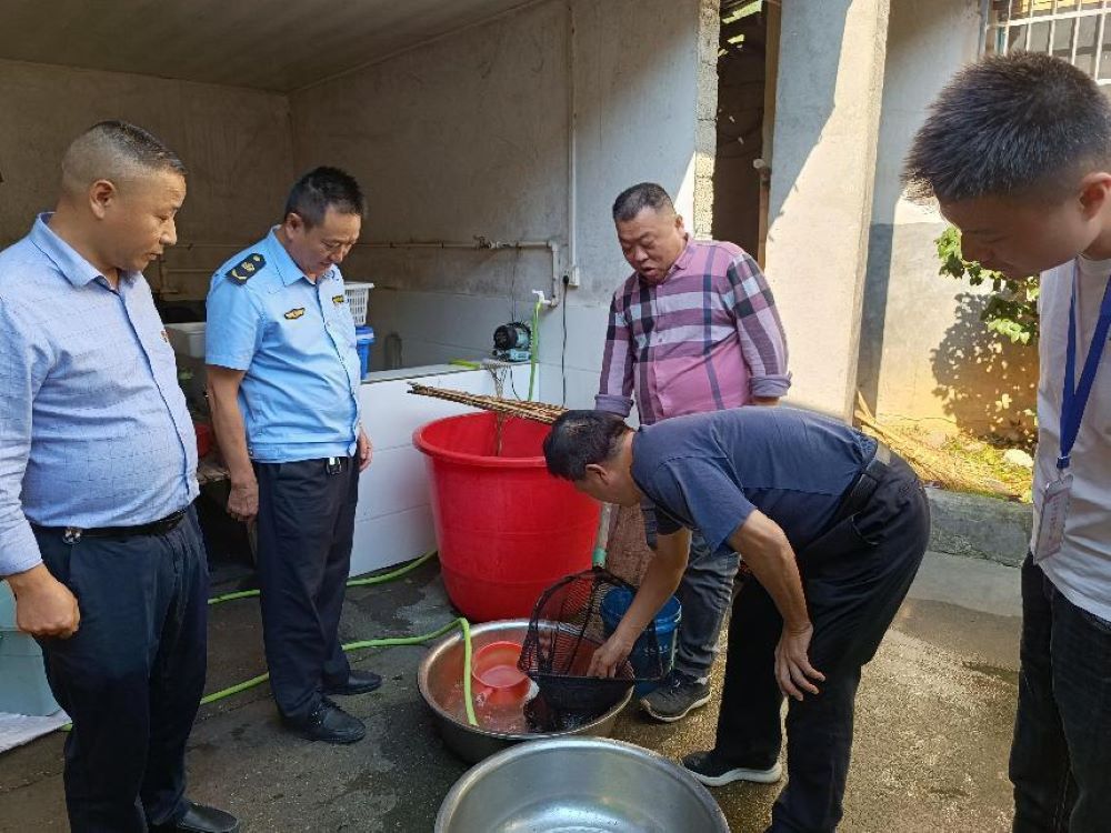 督查组检查涉渔餐饮场所。袁静摄