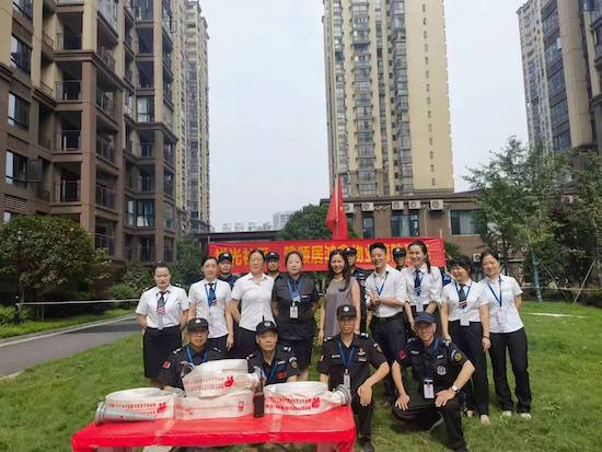 祥光社区开展日常消防安全培训。祥光社区供图