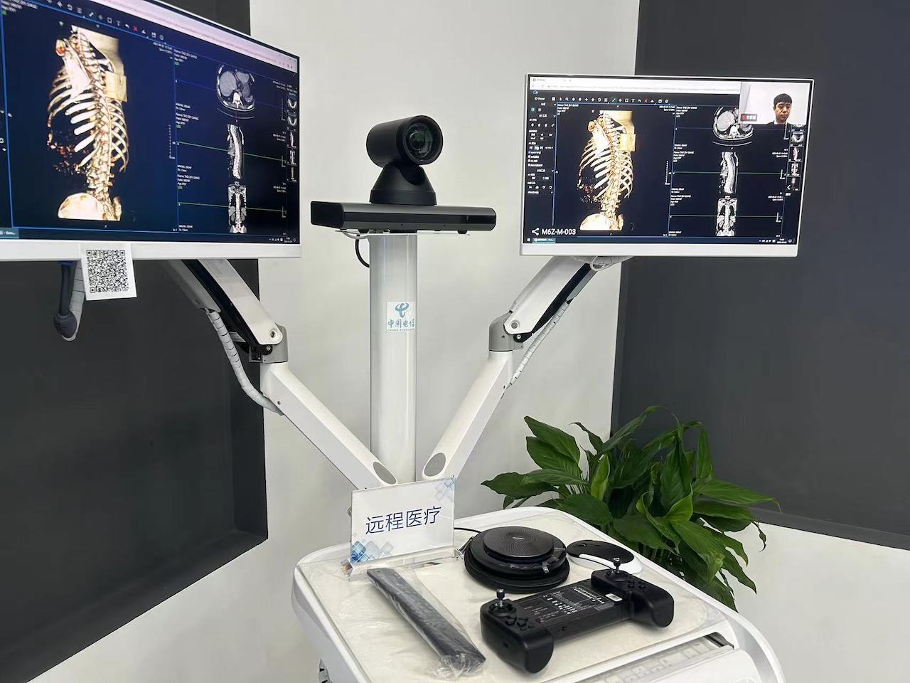 云诊疗平台演示。刘汕摄