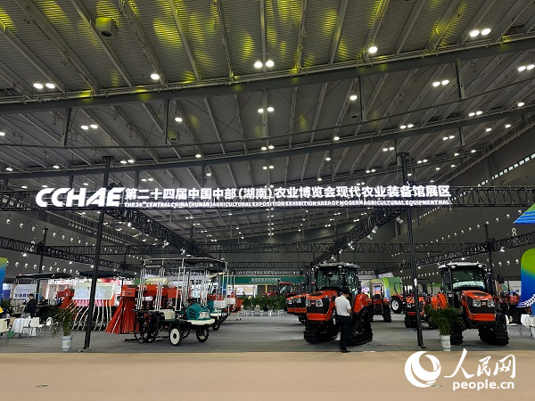 農機展區。吳茜薇 攝